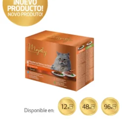 Majesty Multipack Comida húmida de peixe e carne em saquetas para gatos