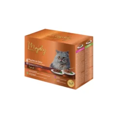 Majesty Pouches Multipack Comida húmida de carne em saquetas para gatos