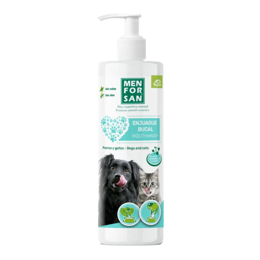 Menforsan enxaguante bucal para cães e gatos