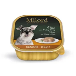 Milord Senior Frango e Arroz em paté terrina para cães