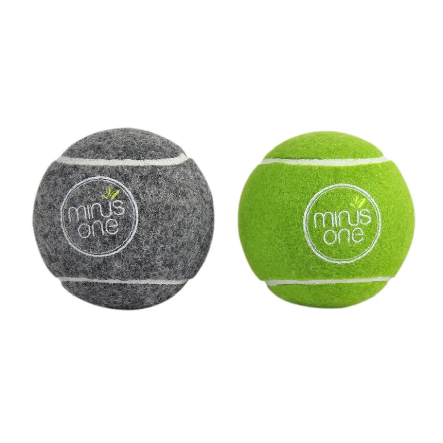 Minus One Bouncy Tennis Ball Pack de 6 bolas de ténis para cães