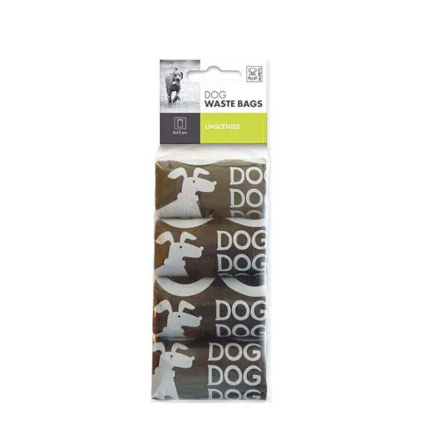 M-Pets Sacos Pretos para cocó de cães