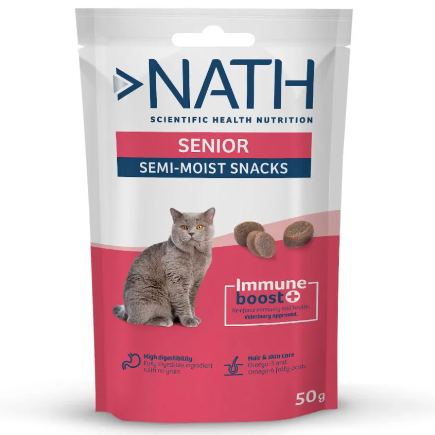 Nath Snacks Senior Semi-húmidos para gatos
