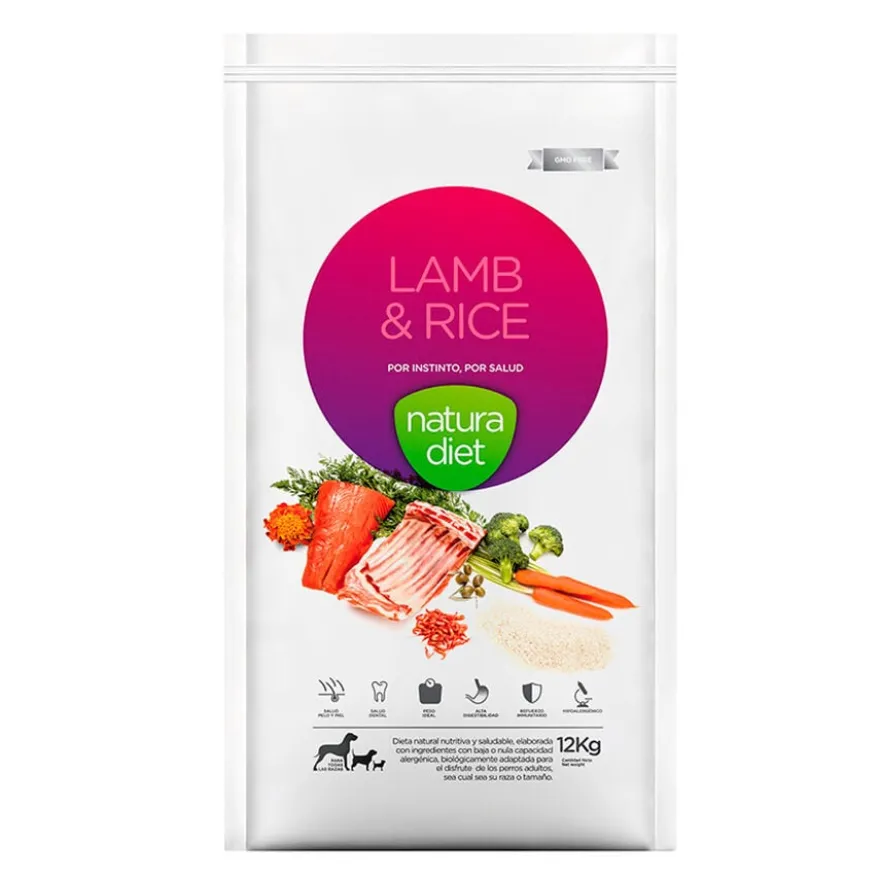 Natura Diet Prebiotic Complex Ração natural com borrego para cães