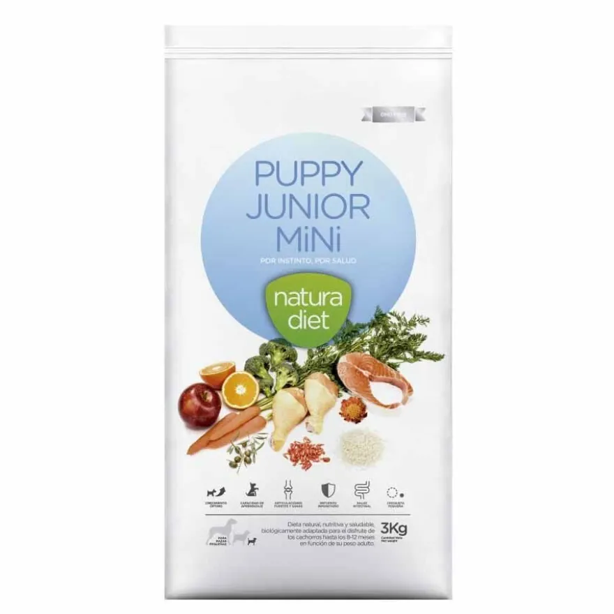 Natura Diet Puppy Junior Mini Frango ração para cães