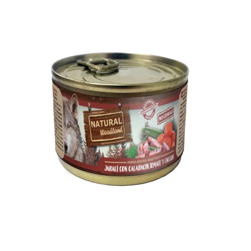 Natural Greatness Javali com Curgete, Tomate e Endro lata para cães