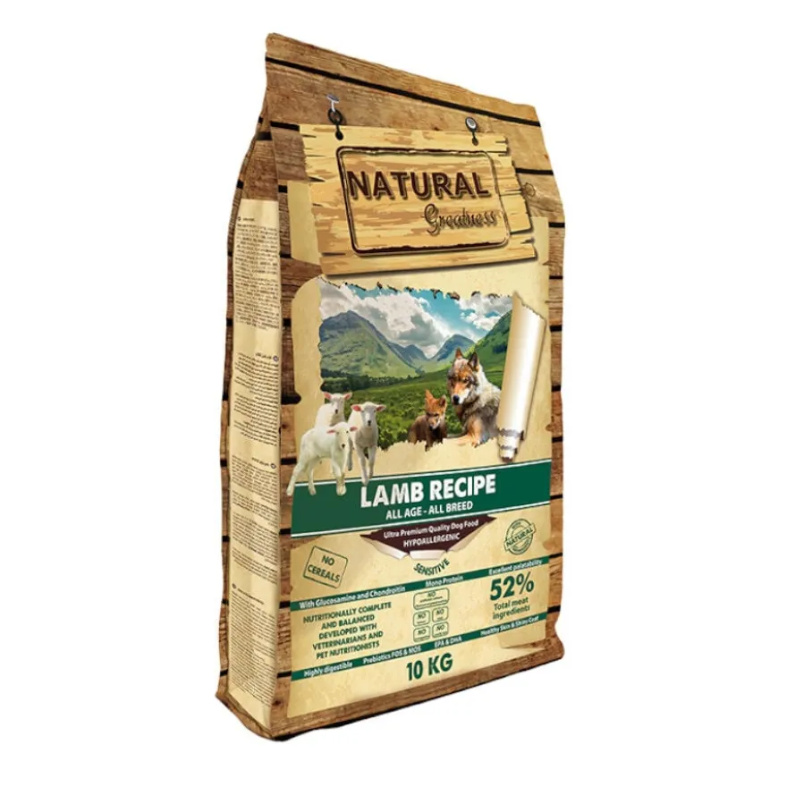 Natural Greatness Sensitive Ração de cordeiro para cães