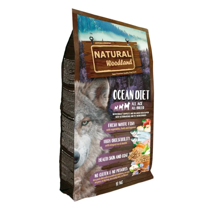 Natural Woodland Ocean Diet Hypoallergenic Ração para cães