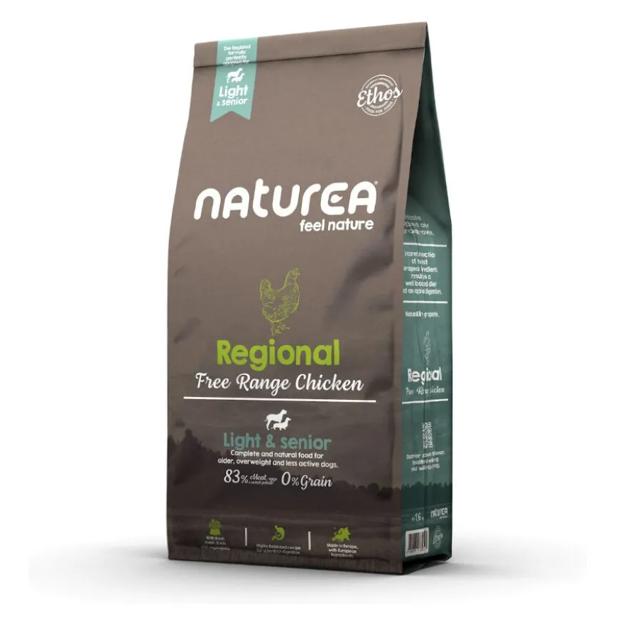 Naturea Ethos Regional Senior Frango Criado ao Ar Livre ração para cães
