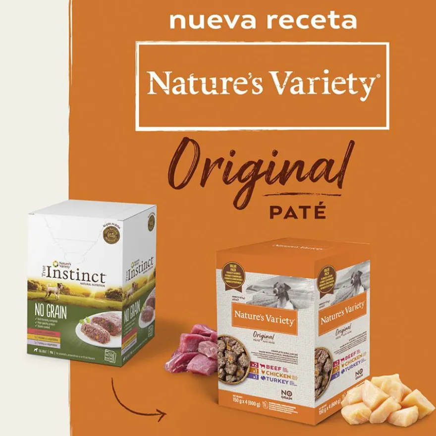 Nature's Variety Adult Mini Patê saqueta para cães
