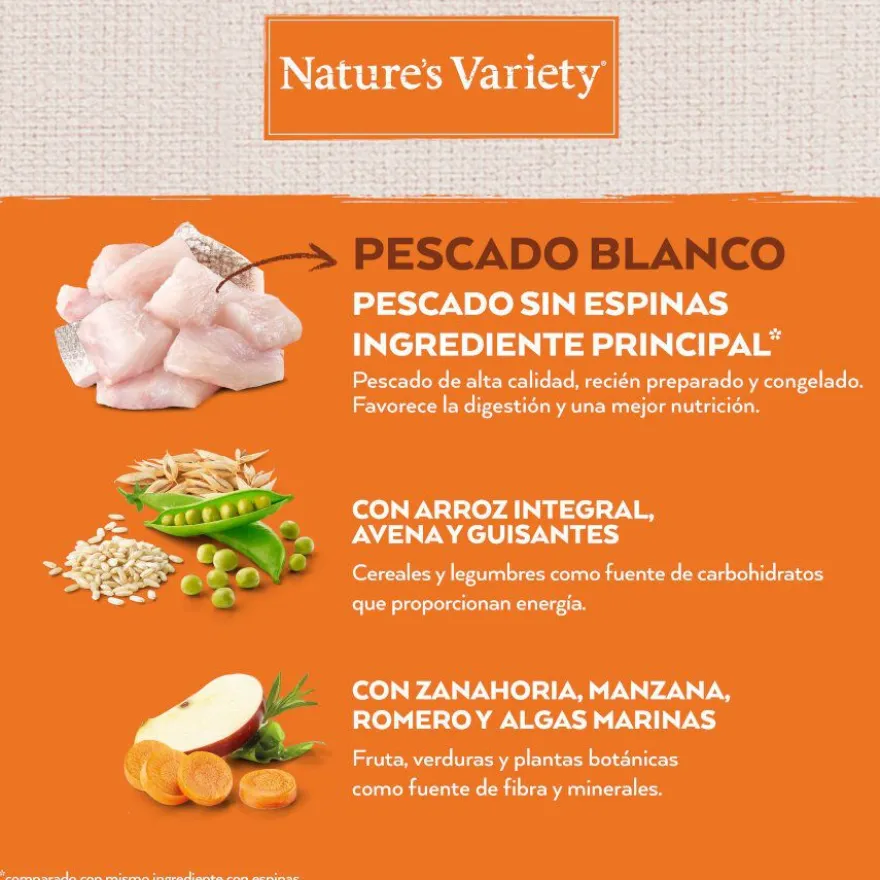 Nature's Variety Healthy Grains Kitten Peixe Branco ração para gatos