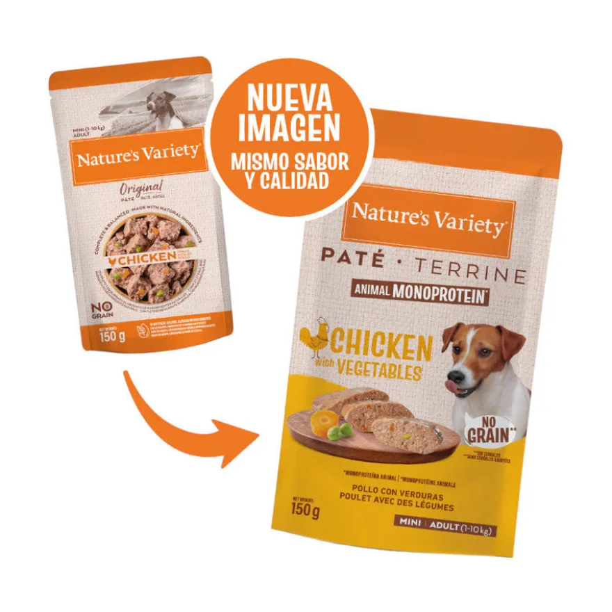 Nature's Variety Original Mini Adult frango saqueta para cães