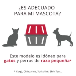 Nayeco Bracco Travel transportadora homologada IATA para animais de estimação