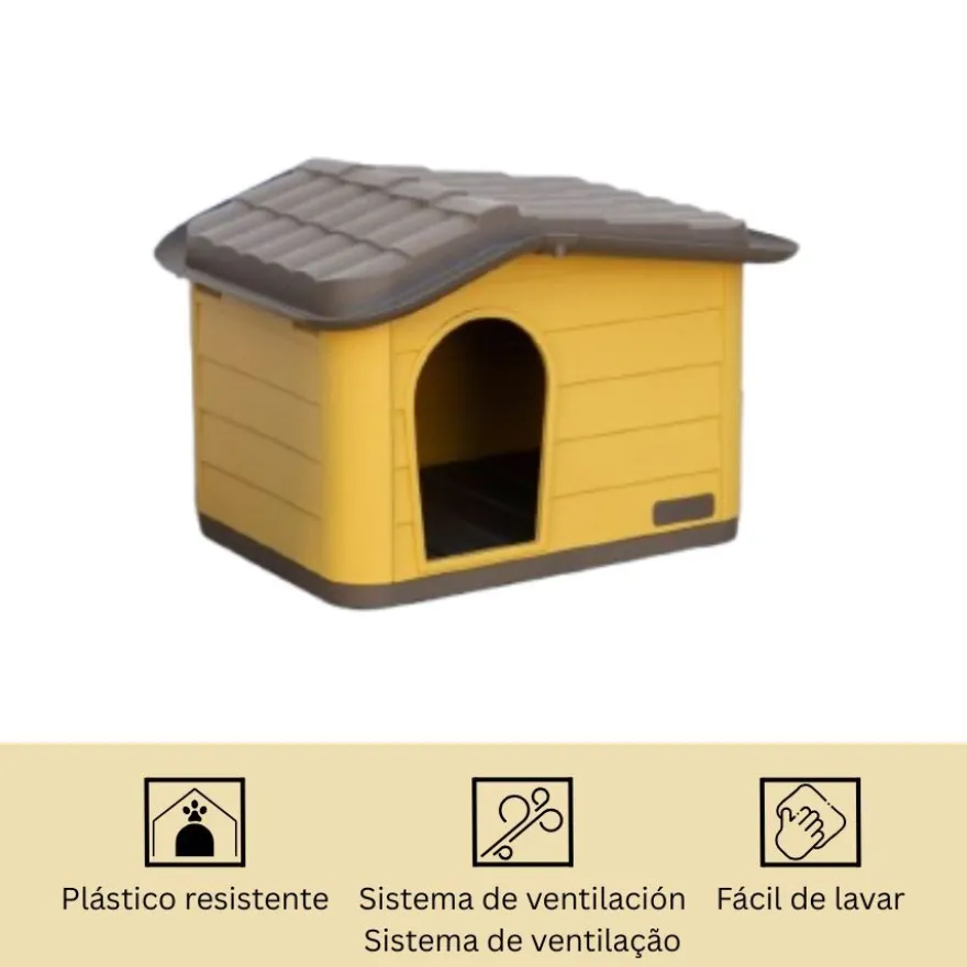 Nayeco Eco Line Casota desmontável na cor mel para cães