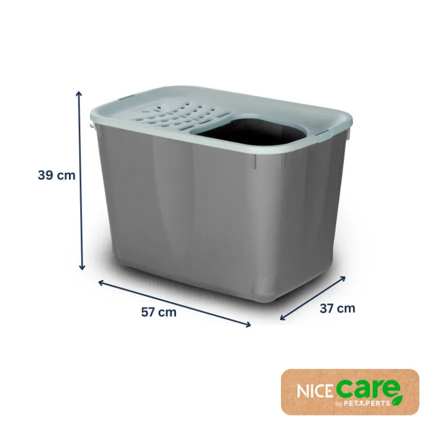 Nice Care Eco Caixa de areia Micia azul para gatos