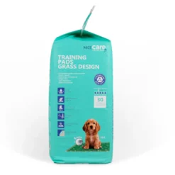 Nice Care Tapetes Higiénicos com estampado de relva para cães