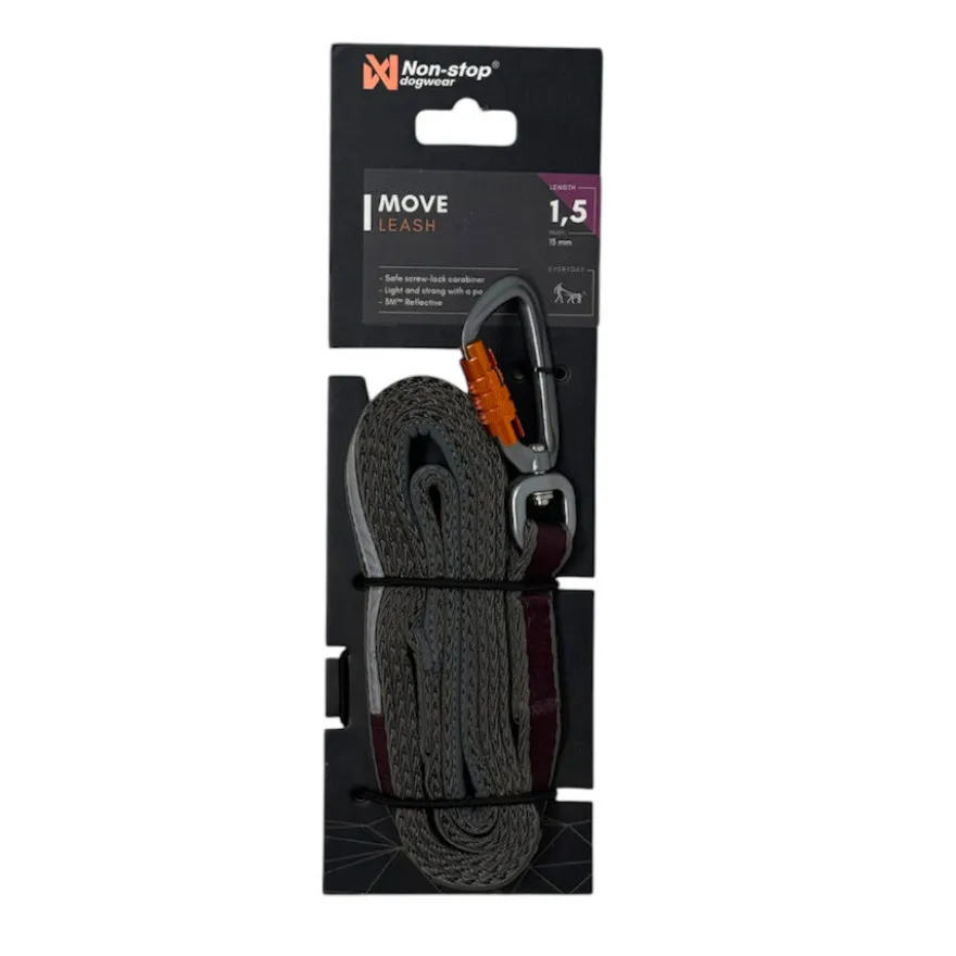 Non-stop dogwear Move Trela púrpura para cães