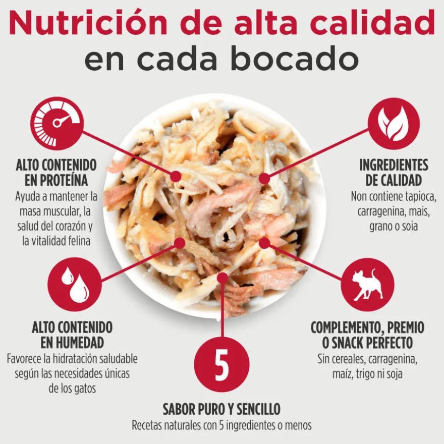 Nulo Comida húmida de Frango, Atum e Pato em caldo em saquetas para gatos