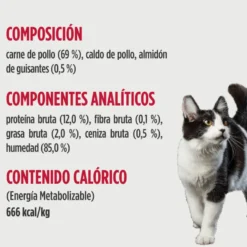 Nulo Comida húmida de Frango em Caldo em saquetas para gatos