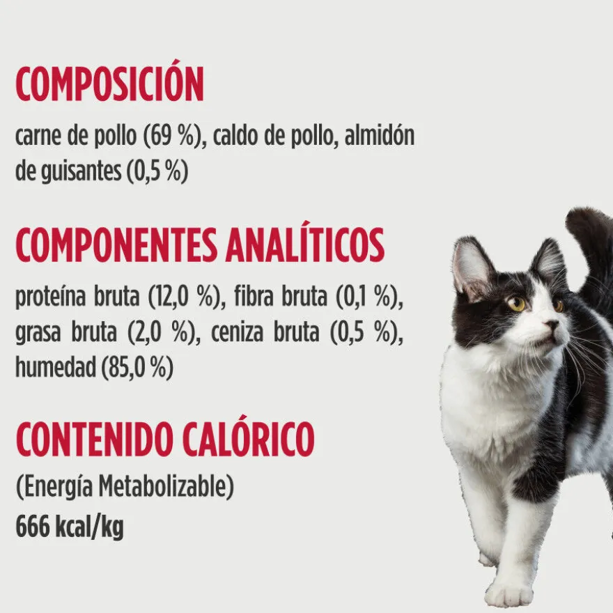 Nulo Comida húmida de Frango em Caldo em saquetas para gatos