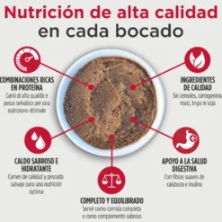 Nulo Comida húmida de Vaca com Salmão em Lata para cães