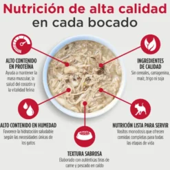 Nulo Comida húmida Estufado de Frango e Fígado de Frango em terrina para gatos