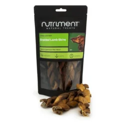 Nutriment Barrita Snack em trança de cordeiro para cães