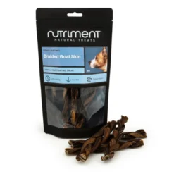 Nutriment Barrita Snack em trança de cabra para cães