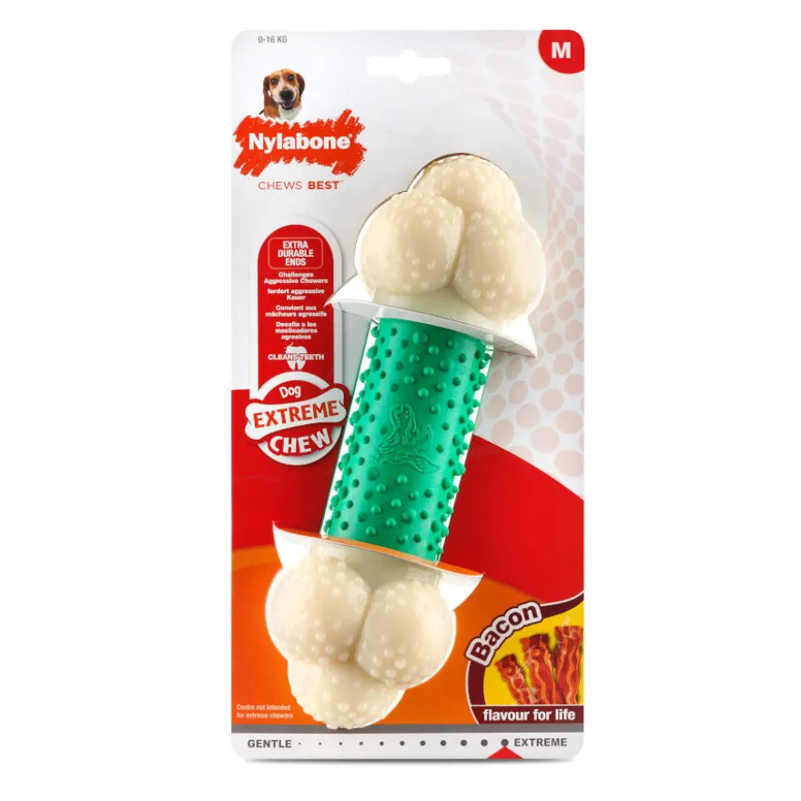 Nylabone Extreme Chew Bacon Double Action Mordedor para cães