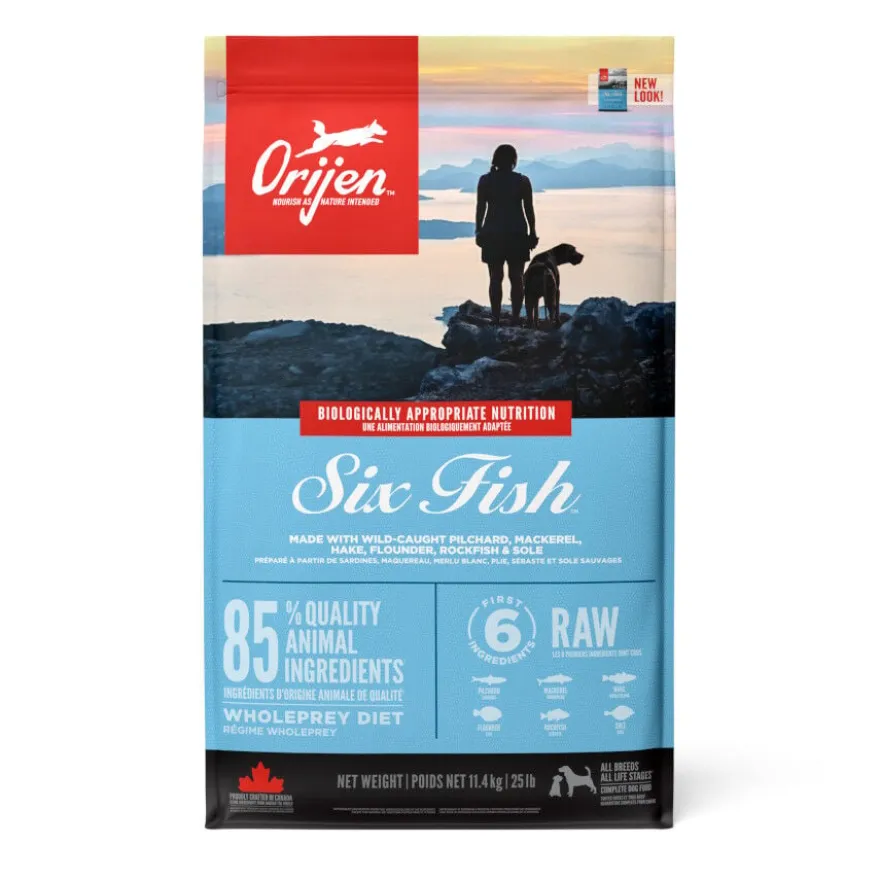 Orijen Six Fish ração para cães