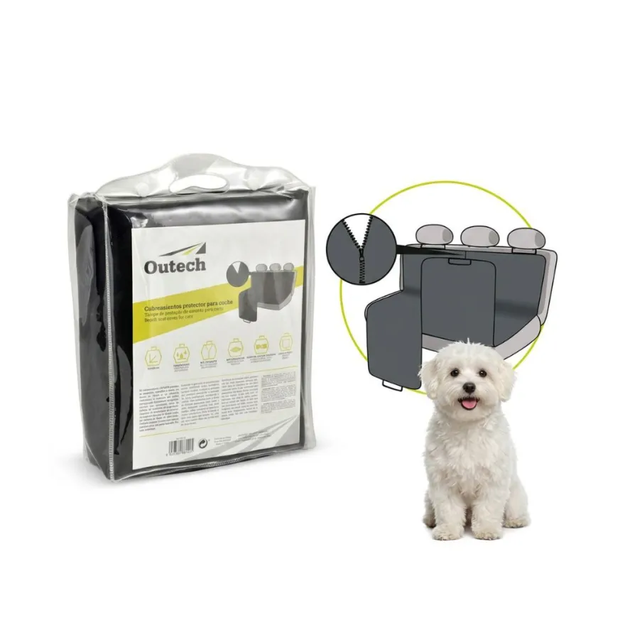 Outech Capa de carro impermeável para animais de estimação