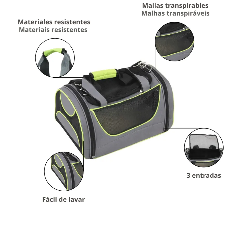 Outech Carrier Chicago Bolsa Transportadora para cães e gatos