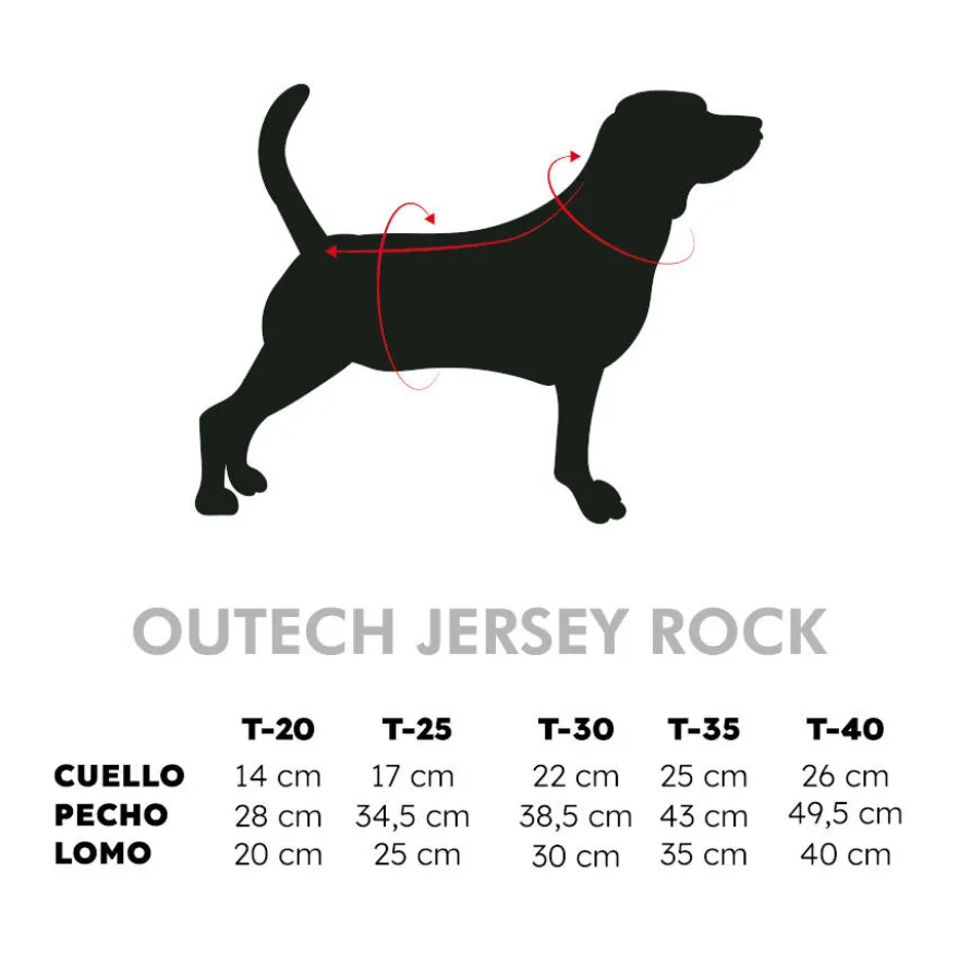 Outech Jersey Rock para cães