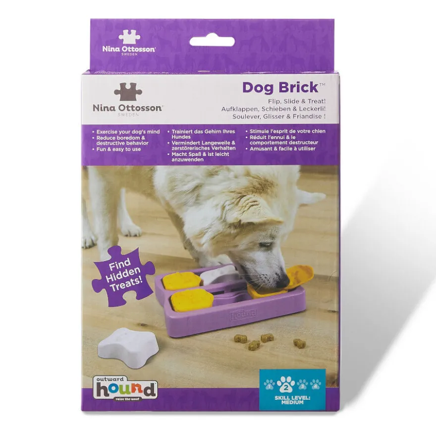 Outward Hound Nina Ottosson Brick Puzzle para cães