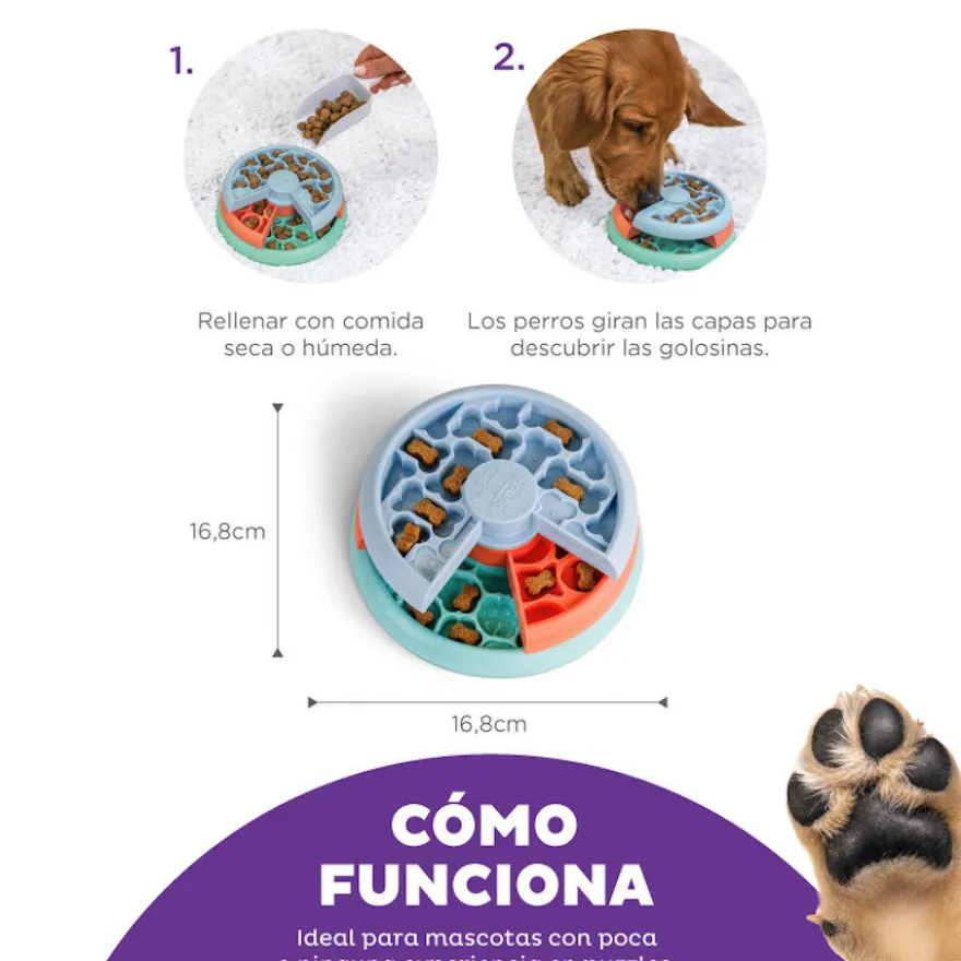 Outward Hound Puppy Lickin' Layers Brinquedo interativo com Snacks para cães