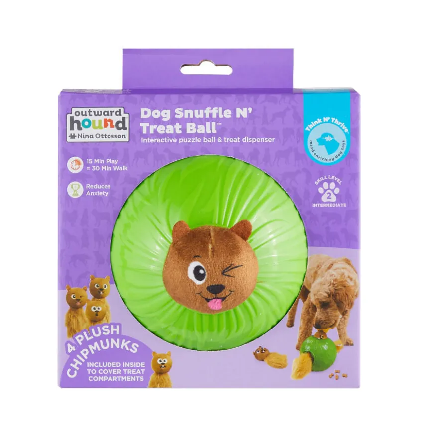 Outward Hound Snuffle n’ Treat Bola Interativa Porta-Snacks para cães