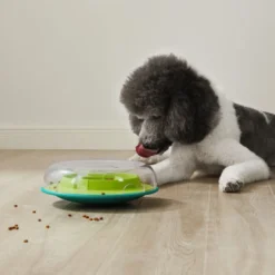 Outward Hound Wobble Bowl Brinquedo interativo com dispensador de snacks para cães