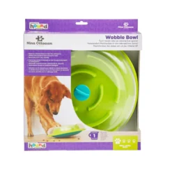 Outward Hound Wobble Bowl Brinquedo interativo com dispensador de snacks para cães