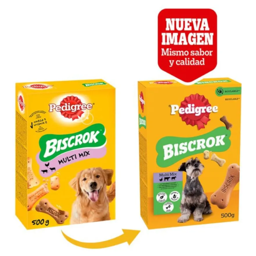 Pedigree Biscoitos Biscrock de 3 Sabores para Cães