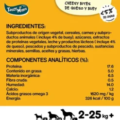 Pedigree Tasty Mini Snacks Sabor Queijo e Boi para Cães