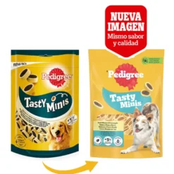 Pedigree Tasty Mini Snacks Sabor Queijo e Boi para Cães