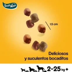 Pedigree Tasty Mini Snacks Sabor Frango e Pato para Cães