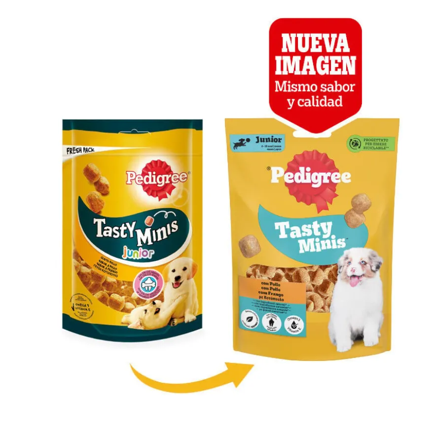 Pedigree Tasty Minis Recompensas Sabor Frango para Cães Cachorros
