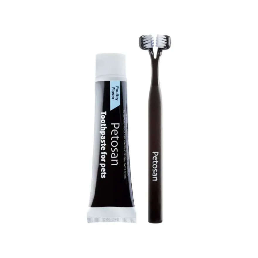 Petosan Kit dentário grande para cães e gatos