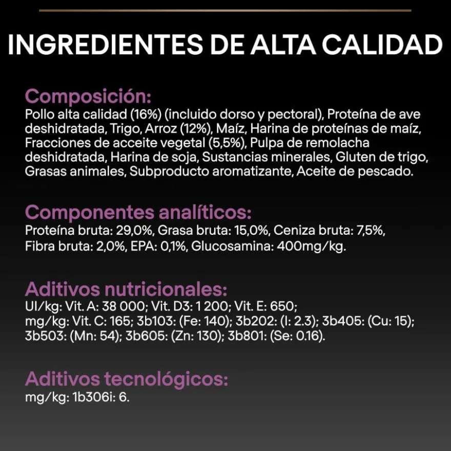 Pro Plan Adult Medium & Large Frango ração para cães seniores