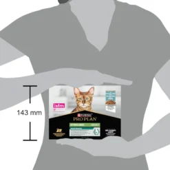 Pro Plan Adulto Esterilizado Peixe Saqueta em Gelatina para gatos - Pack 10
