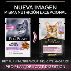 Pro Plan Delicate Digestion com Peru em molho para gatos