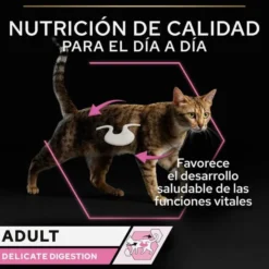 Pro Plan Delicate Digestion com Peru em molho para gatos
