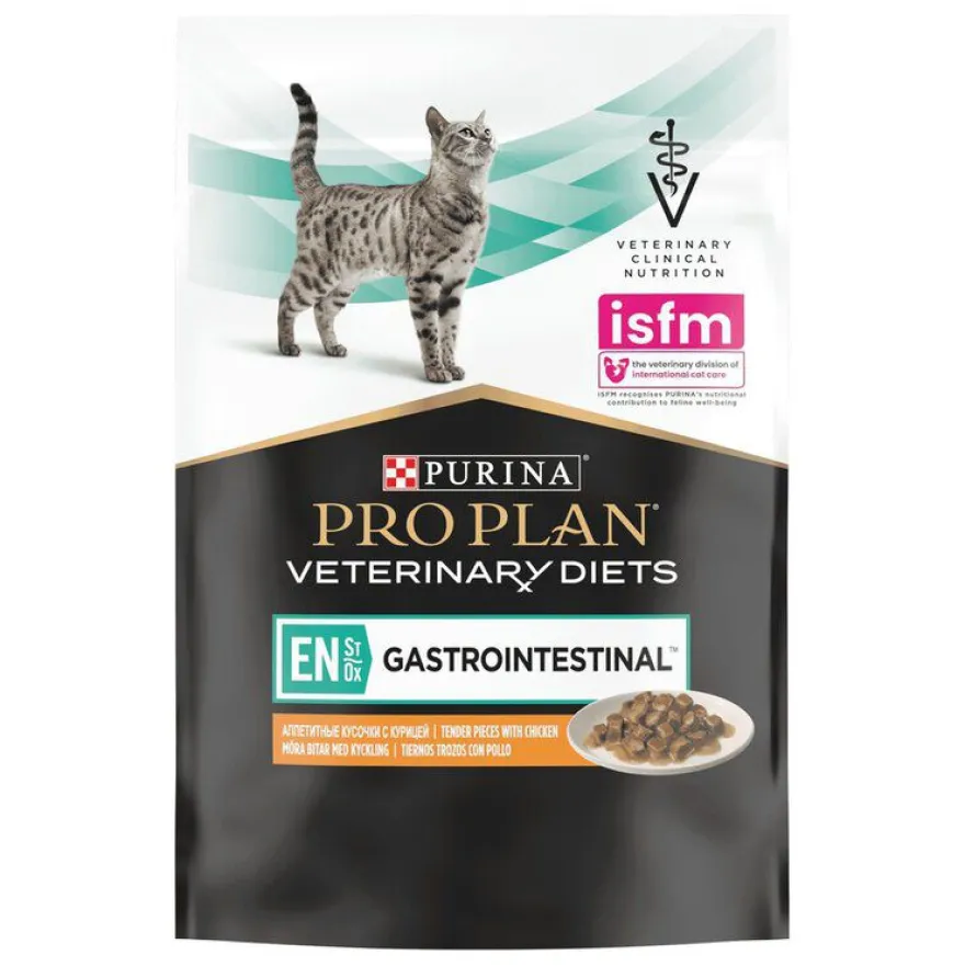 Pro Plan Veterinary Diets Gastrointestinal Alimento húmido em saqueta para gatos