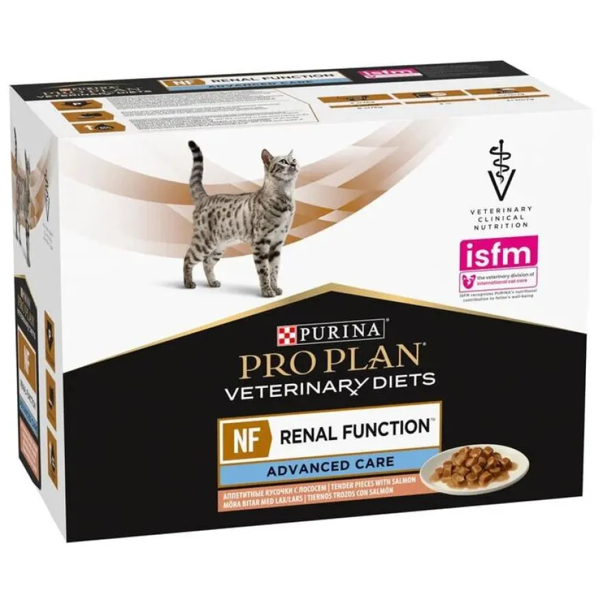 Pro Plan Veterinary Diets Renal Function Alimento húmido de salmão em saqueta para gatos